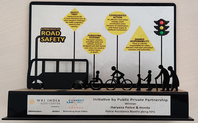 Road Safety - Haryana Vision Zero(Connect Karo Award)