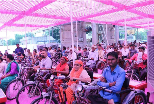 Honda helps Specially Abled People Under ALIMCO project